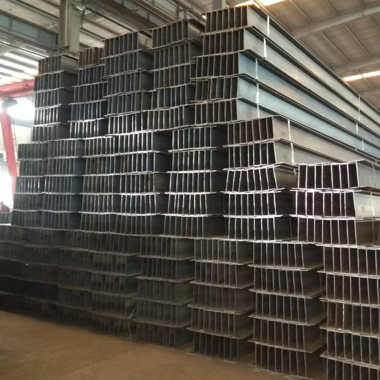 Viga superior personalizada de acero en H, directa de fábrica para servicios de estructura de acero con laminación en caliente, corte, soldadura y conformado incluidos