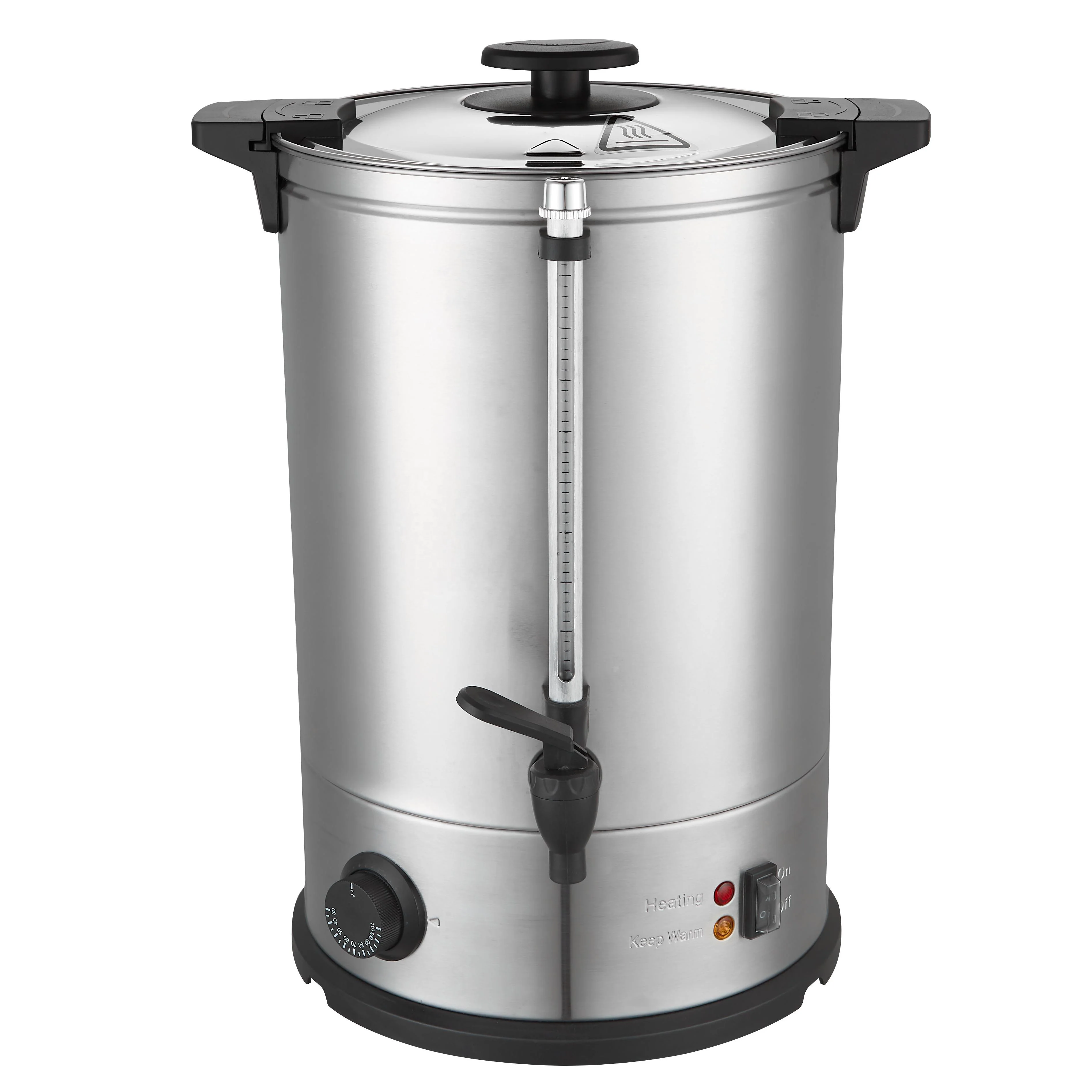 6/10/20/30/40L Electric Water Boiler Commercial Electric Kettle Stainless Steel Kitchen Appliance Heater Hot Water Boiler