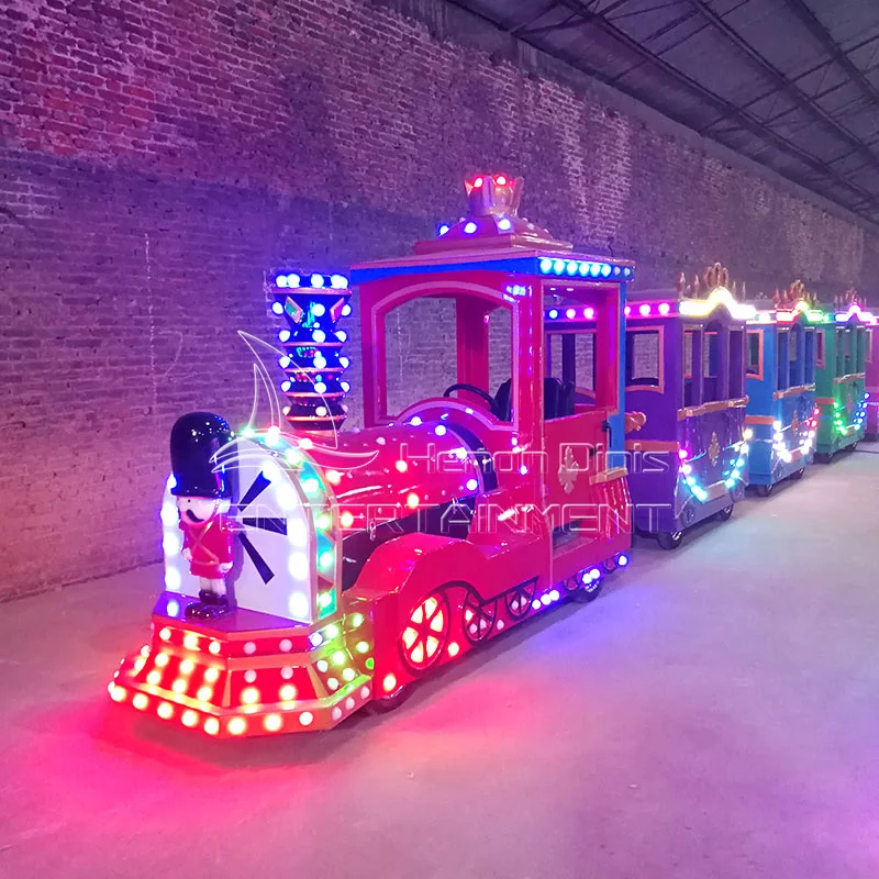 Fonowx Tren Eléctrico Con Vía Y Vagones, Set De Locomotoras Y Raíles Para Niños, Juguete Educativo Y Decoración Navideña