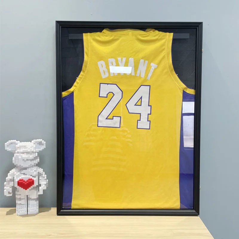 Cadre de maillot de football en bois Mdf avec porte ouvrante Cadre