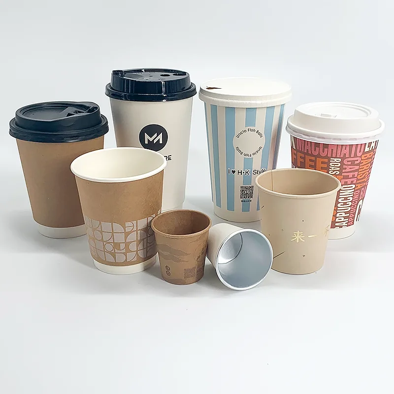 Factory Instant Noodles Paper Cup PLA Coating With Sealing Film Hot Ramen Paper Container Microwaveable