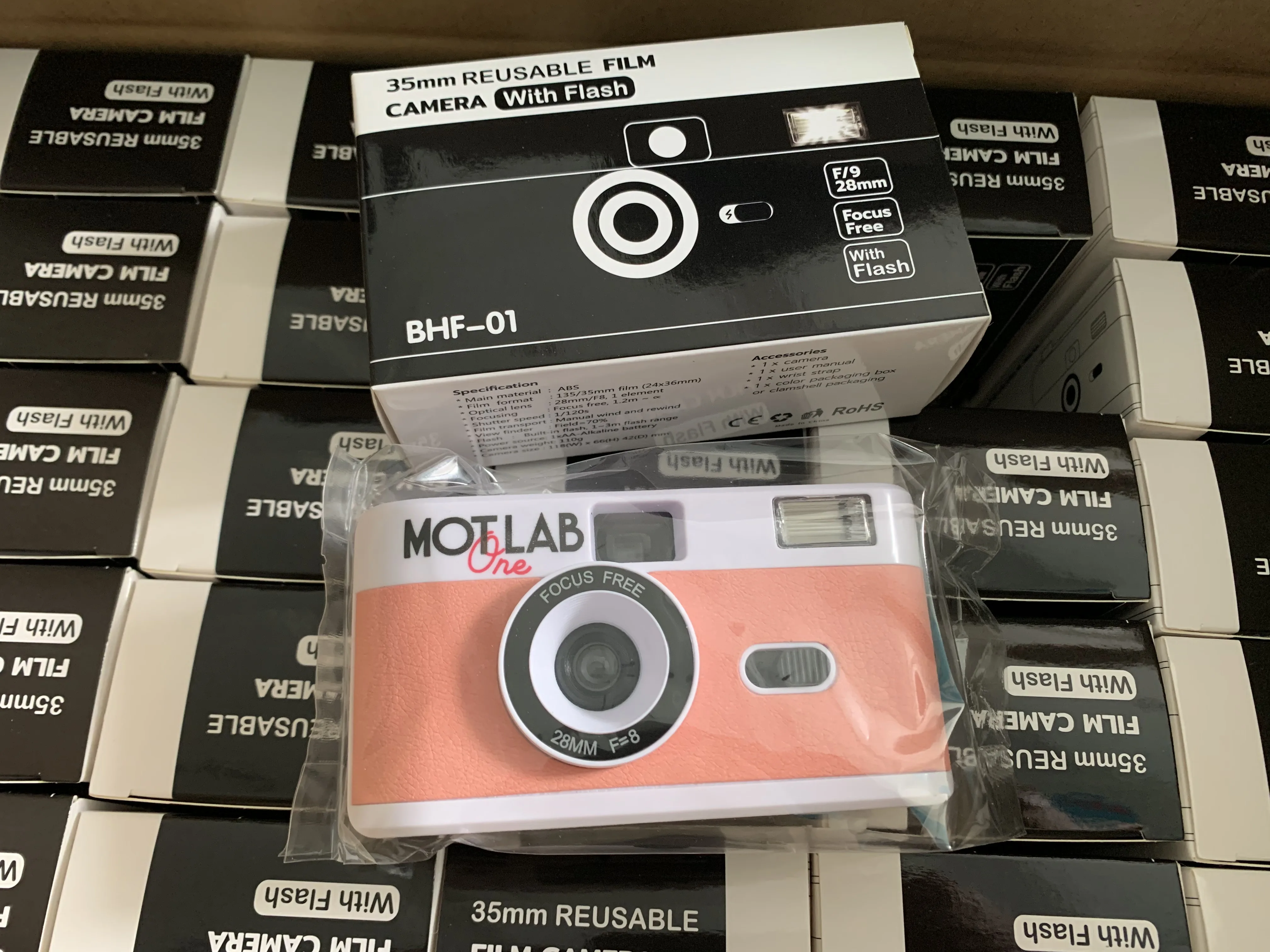 Best Plastic Fixed Focus Manual Vintage Color Black Mini 35mm Film