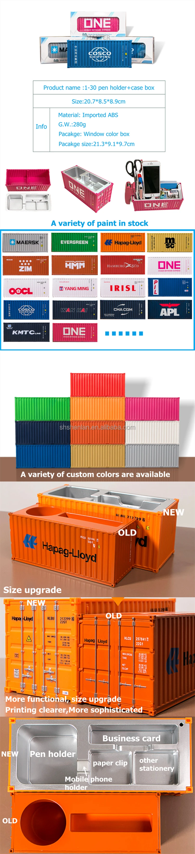 Pen Container Box 130 Multifunction Pen Holder Phone Holder Business