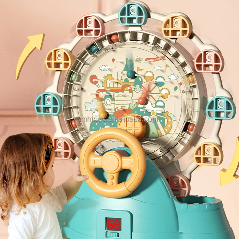 Roda gigante rotativa SY que captura a bola Toy Track Collision Maze Parque  de diversões Mini Pinball Maze jogo pegar bola Máquina com Música - China  Brinquedo e brinquedo educativo preço