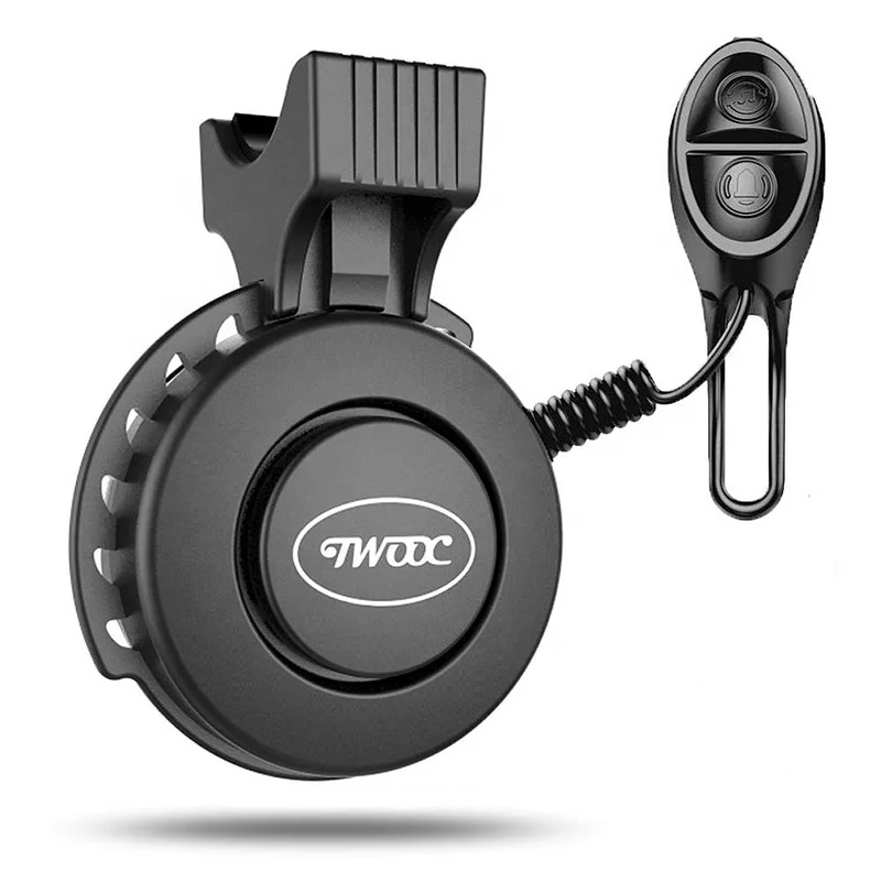 Водонепроницаемый Электронный велосипедный звуковой сигнал с зарядкой от USB, громкий велосипедный руль, кольцо для электрического велосипеда, мини-звуковой сигнал