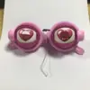 Lunettes de style coquine rose pêche