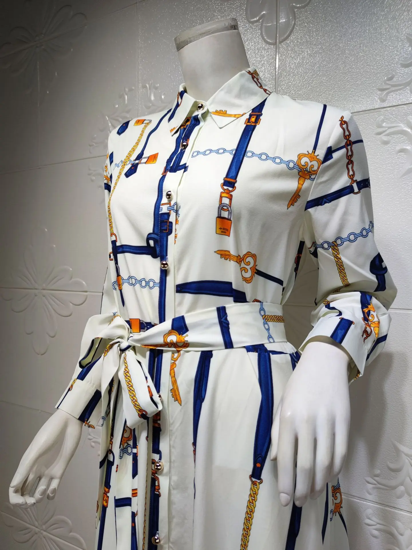 A-55 Long Sleeve 2023 Middle East Islamic Muslim Women Dresses