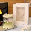 19 Mixed Color Jelly Petals+Cake Box+Window Bag