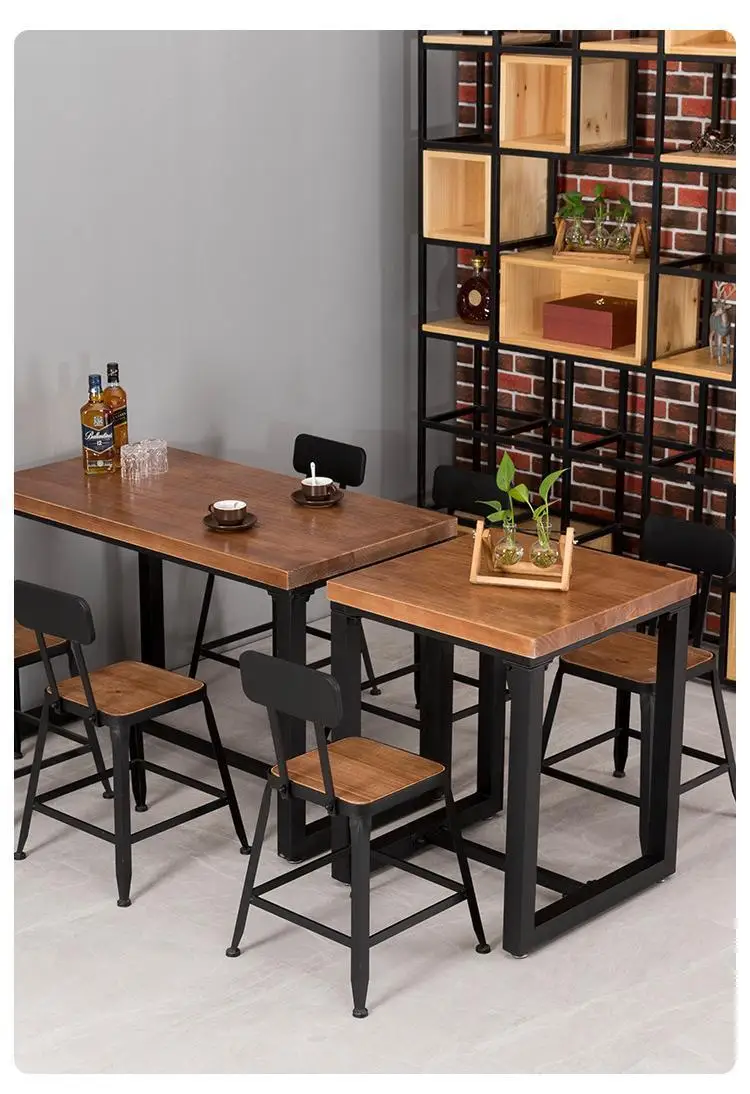 Modern Industrial Countryside Style Commercial Restaurant Furniture