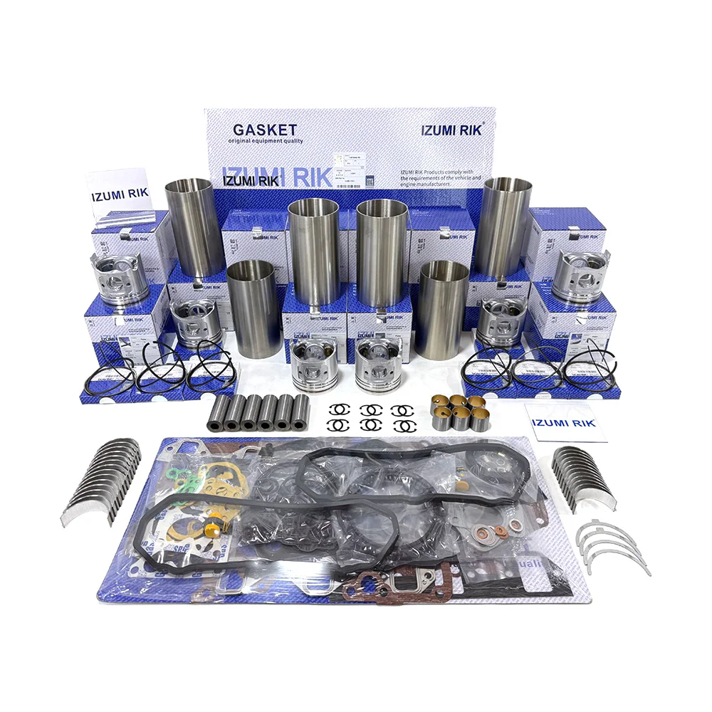 Diesel Engine Spare Parts Overhaul Rebuild Kit with Overhaul Kit Main & Conrod Bearing with Thrust Washer for Toyota 2JZ 12Z