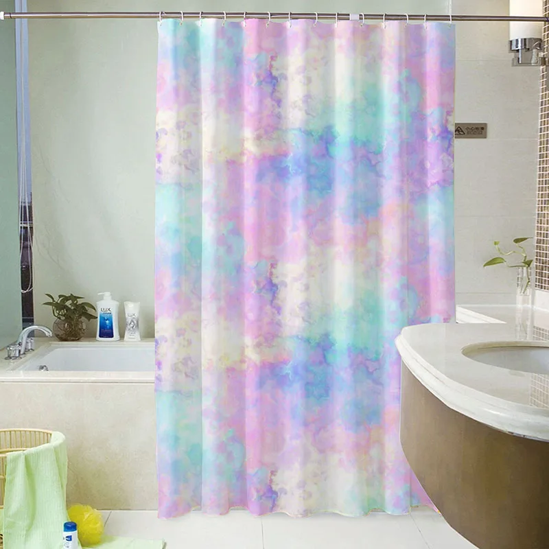 
Оптовая продажа, низкий минимальный заказ, OEM-сервис, занавеска для душа с леопардовым принтом, коровой, подсолнухом 