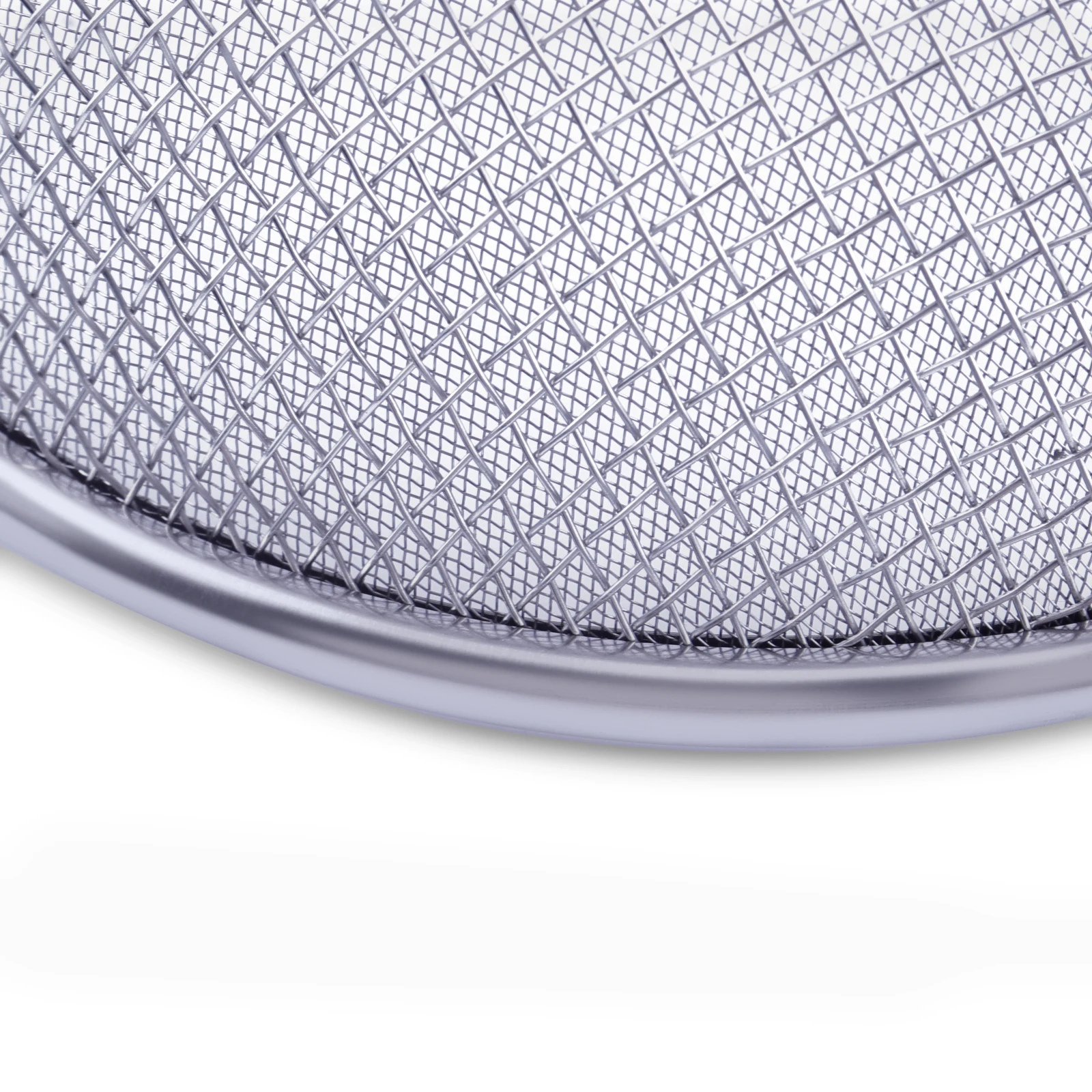Double Layer Fine Mesh Strainer Sifter Filter Sieve Well Welded Long Handle Rustproof Filter Stainless Steel for Pulp and Tea