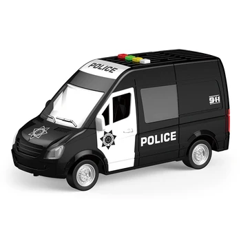 1/16 Inertial Police Car Toy , Kids Toys Car Model Plastic Diecast Car For Children Tiktok Made Me Buy It Vehicle Mini For Kids
