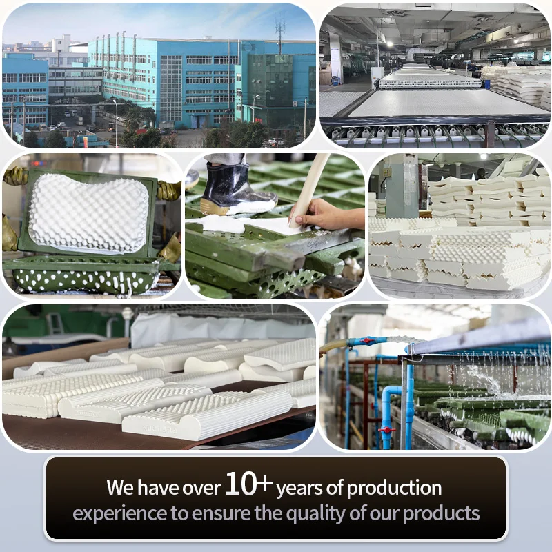High Quality Hotel Dunlop Latex Pillow Customizable Size Comfortable Natural Latex Form Pillow for Hotels