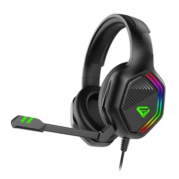 Gaming headset 7.1 Super Shocking Sound Effects Stereo Gaming Headset With Led Light for gaming laptop