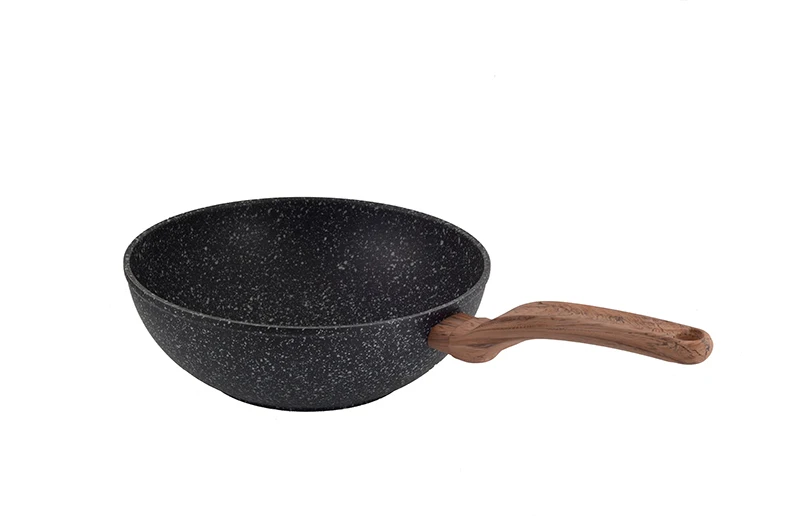 Carote 28cm Forged Granite Coating Aluminum Woks Cookware Granite Pan Non  Stick Wok Cooking Pot - Buy Carote 28cm Forged Granite Coating Aluminum  Woks Cookware Granite Pan Non Stick Wok Cooking Pot