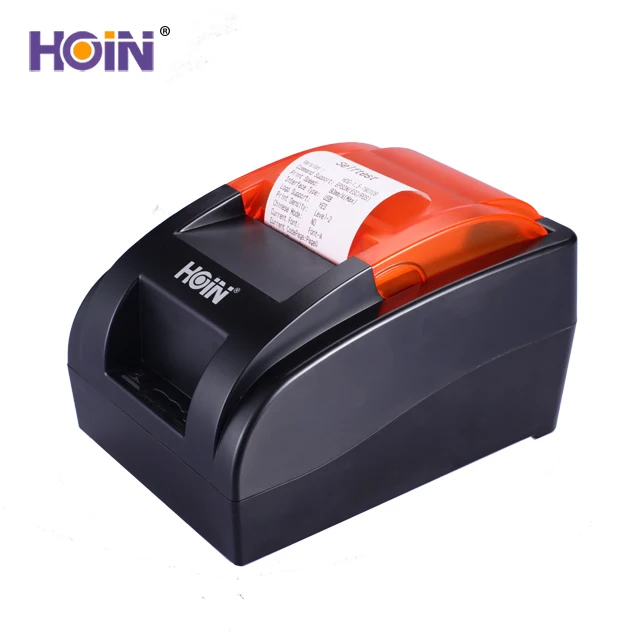 58mm Cheap Hoin Thermal Ticket Printer Mini Receipt POS Printer for Smartphone and Computer Bt+usb
