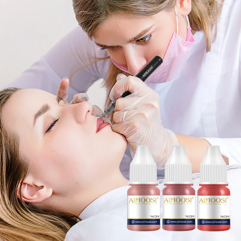 Aimoosi Original Perma Blend 3ml Microblading Lip Permanent Makeup Pigment