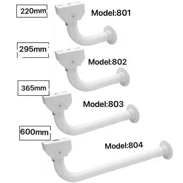 Outdoor Wall Mounting Bracket and Cctv Camera Bracket and Cctv Fixed  Bracket 1m Round Pipe