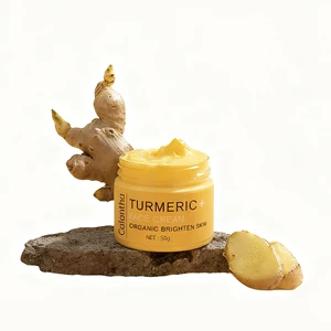 Calantha Daily Turmeric Facial Cream Aqua Glycerin All Skin Types-Nourishing Moisturizer Anti-Aging Anti-Wrinkle Firming