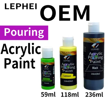 59ml 118ml 236ml  pouring acrylic paint  non-toxic EN71 ASTM
