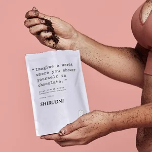 Private Label Organic Cocoa Coffee Whole Body Scrub Peeling Glowing Smoothing Hydrating Exfoliator