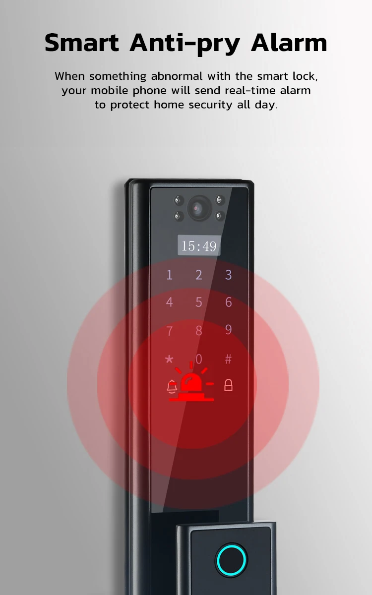 Hido Electronic Lock Safety Camera Keyless Deadbolt Biometric Fingerprint Door Lock Buy Smart