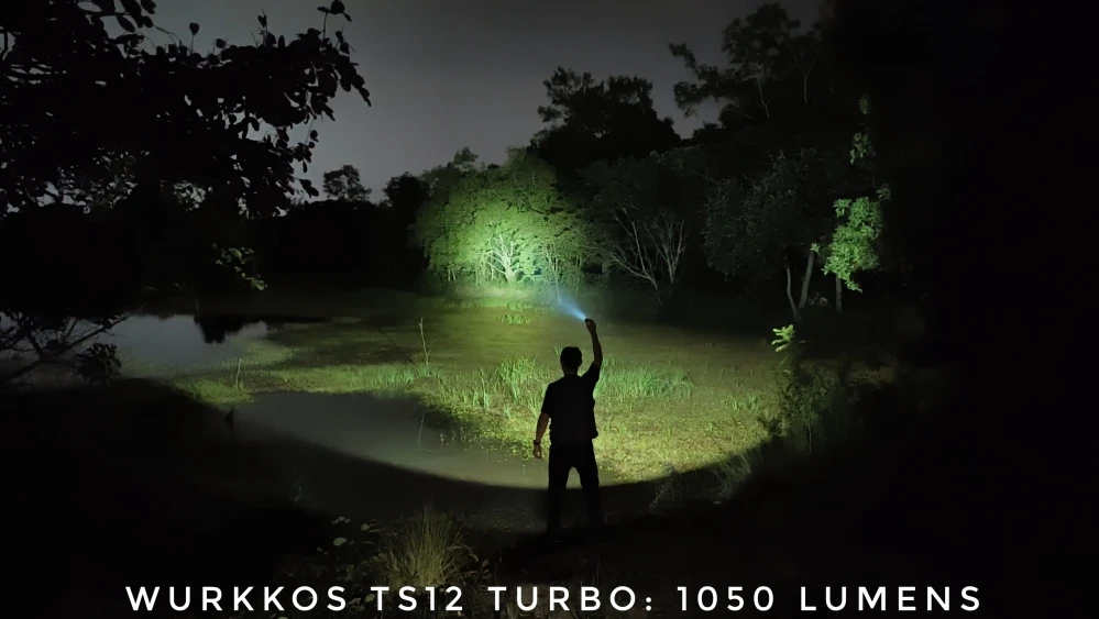Wurkkos TS12 Torcia LED Ricaricabile Mini 1050 Lumen - Impermeabile IP68 Per Campeggio, Caccia Ed Emergenza