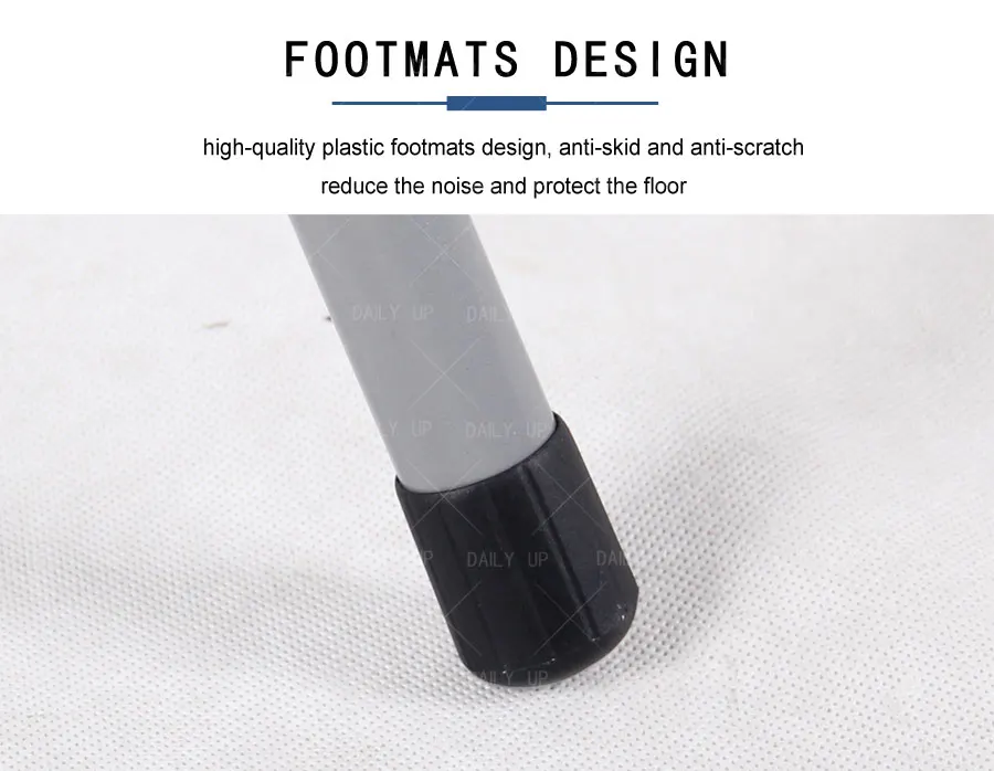 Stackable Household Chair With Thick Seat Metal Frame Office Chair Ergonomic Leisure Chair For Living Room Kitchen Dining