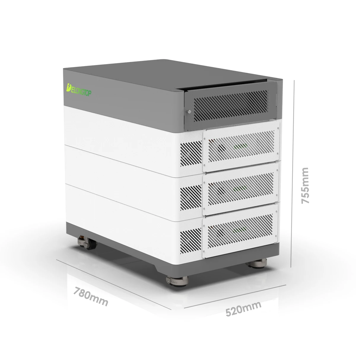 Stacked 102.4V 100Ah LiFePO4 High Voltage Energy Storage Battery Pack for off Grid Solar System