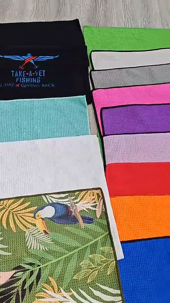 Golf Accessories Golf Ball Cleaning Towel Sublimation