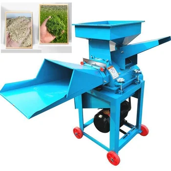 Multifunctional  Agriculture Green Farm Use Silage Cow Feed Grass Chaff Cutter Machine Animal Feed Crushing Grain Machine