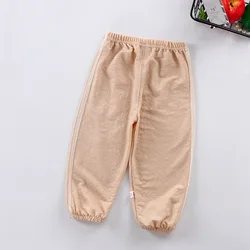 Летние детские шаровары с защитой от комаров брюки для маленьких мальчиков