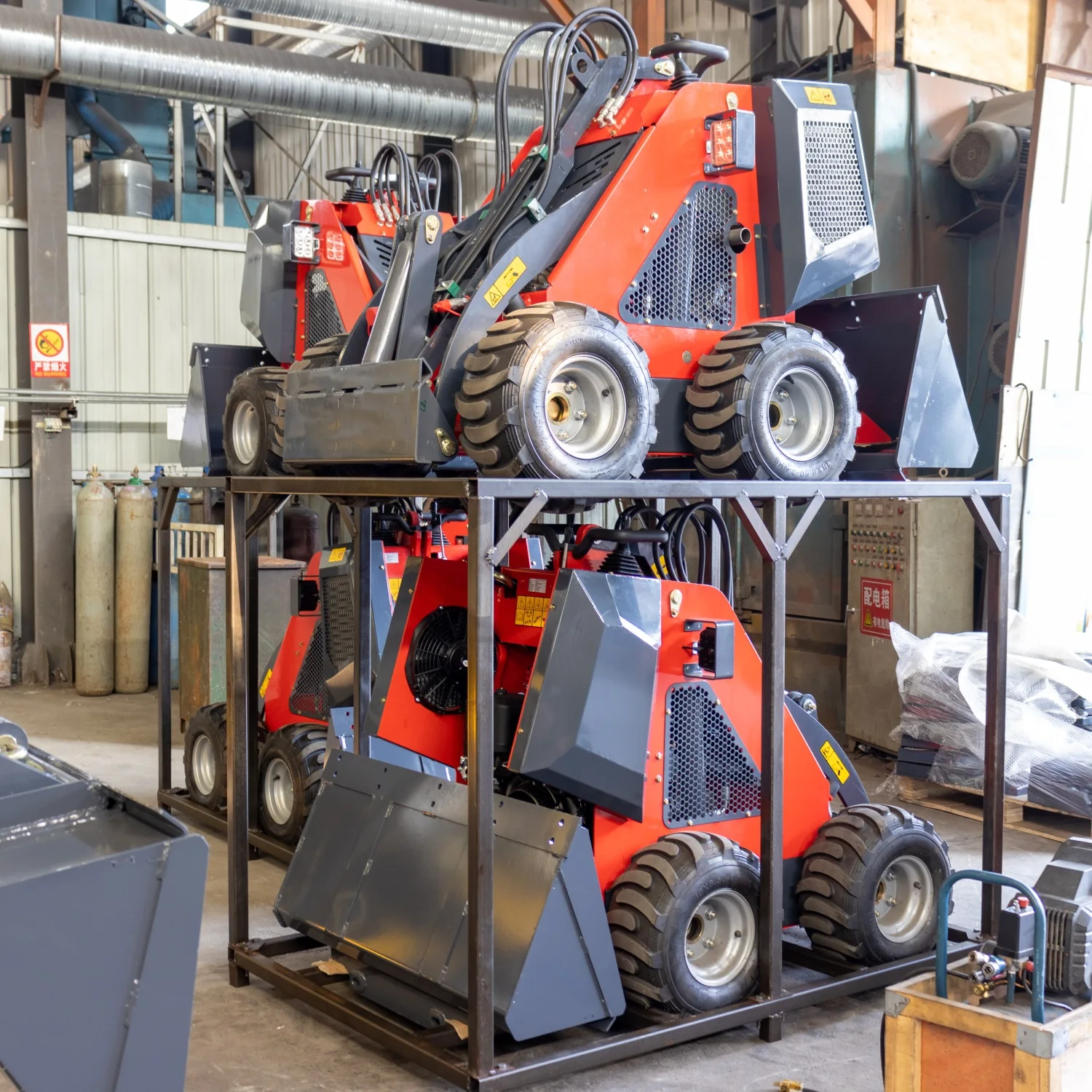 Euro 5/epa Hot Selling Cheapest Mini Skid Steer Loader Small Wheel