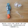 Luminous blue diver-with float