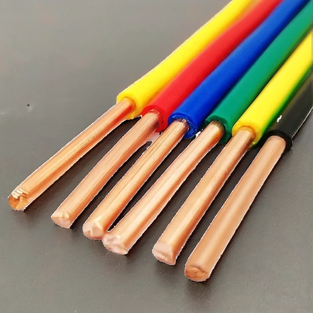 Copper core PVC insulated cloth wire for daily appliances,instruments and telecommunication equipment