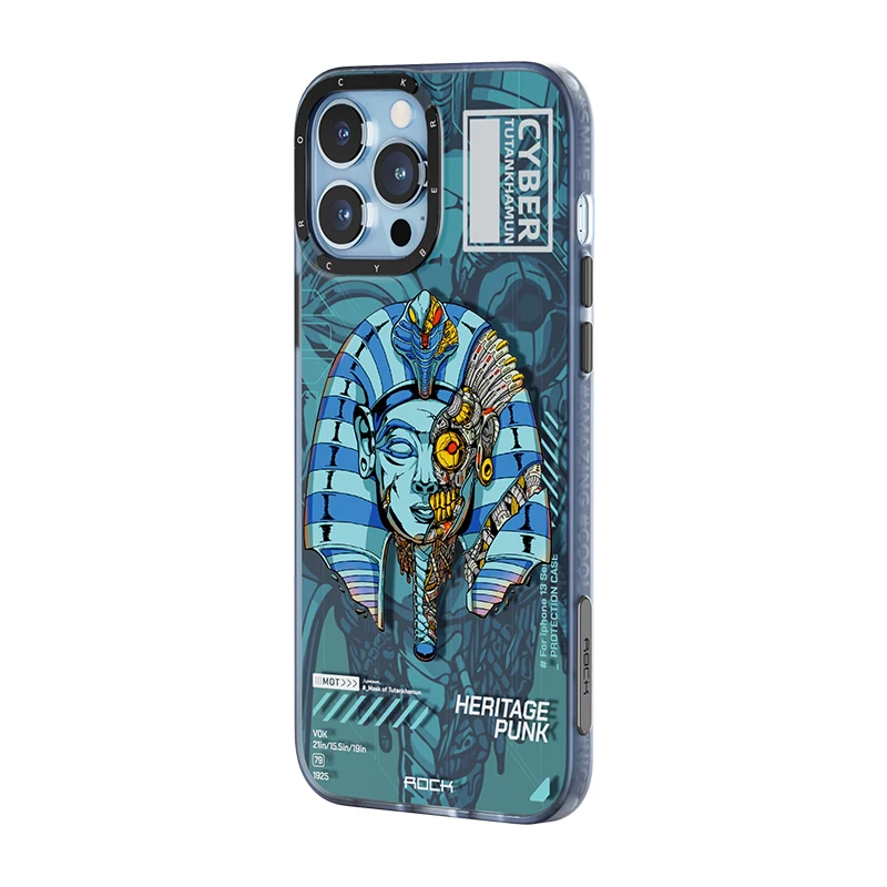 ROCK Impression InShare Protective Case Punk Series King Tut Style for iPhone 13 13 Pro 13 Pro Max