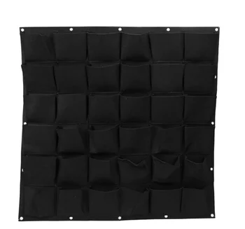 Manufacturers supply vertical wall-mounted multi-pocket plant bags balcony wall garden plant planting bags