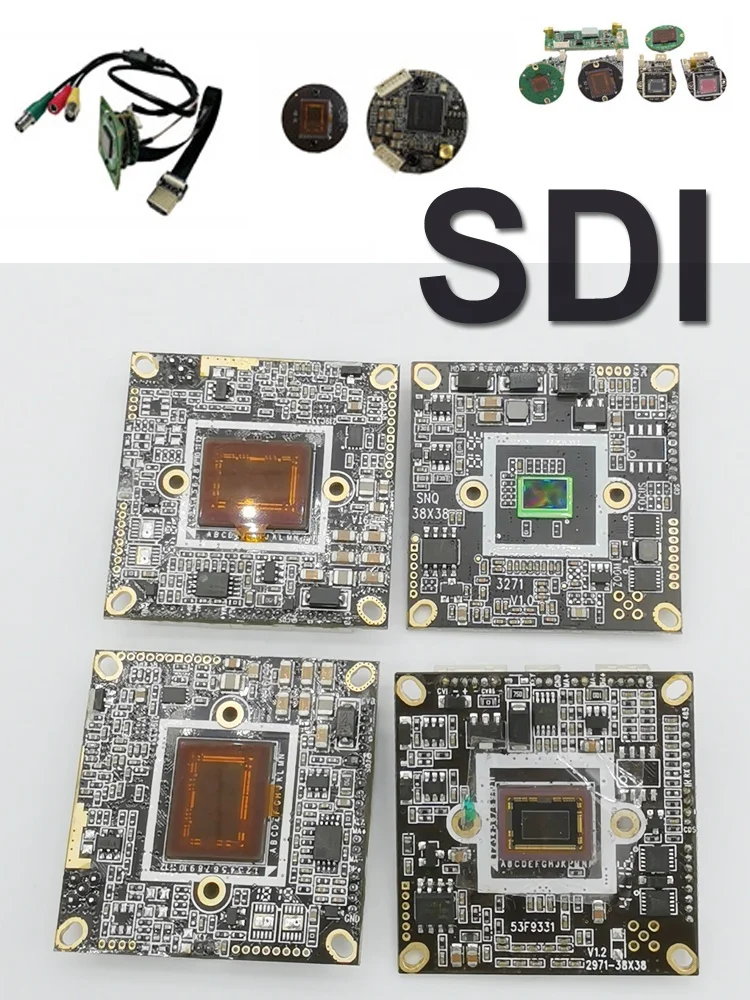 
 Модуль камеры SDI 4MP SDI SONY IMX307 IMX323 IMX327 IMX290 IMX291IMX385 IMX326 34227 34229 30fp 60fps CCTV PCB плата + SDI кабель  