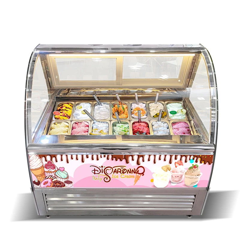 アイスクリームショーケース ジェラートショーケース アイス ディッピングケース - 1