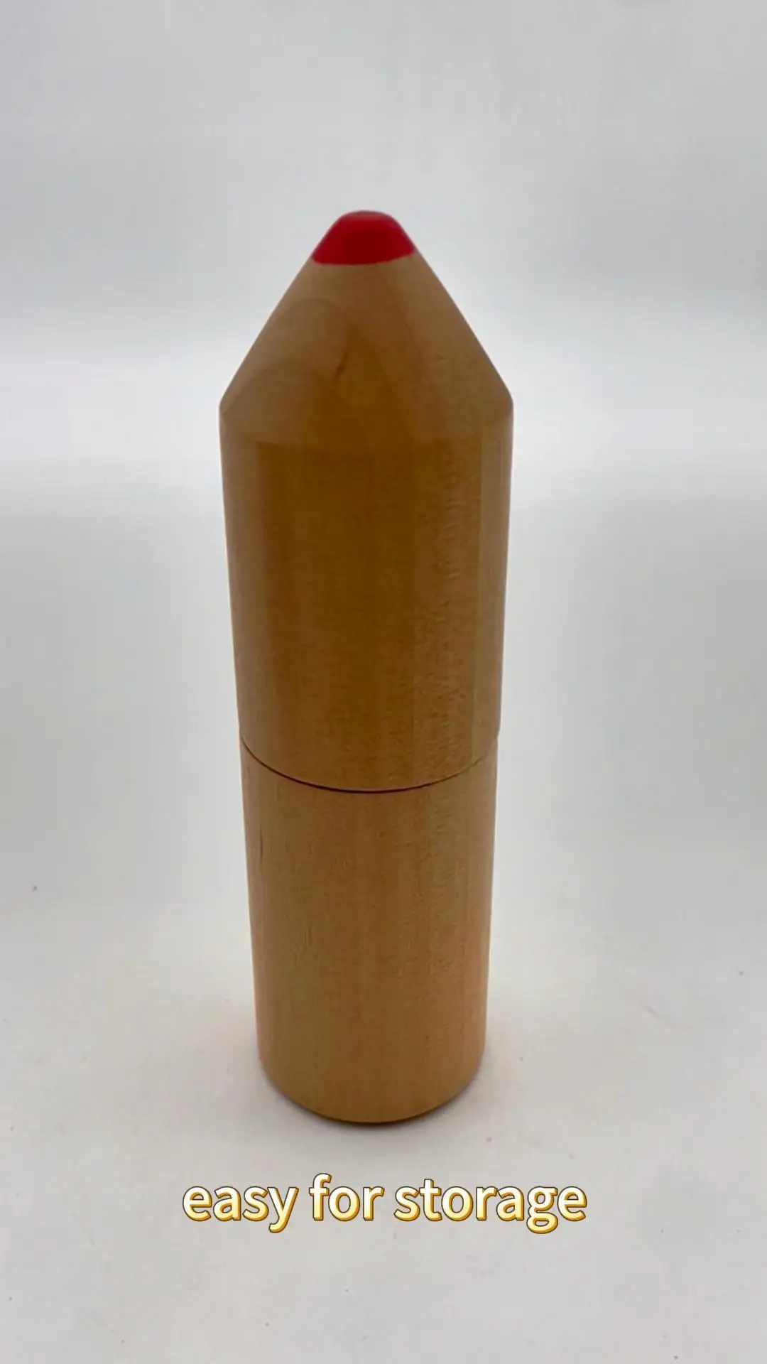 Promotional Customized logo 3.5 Inch 12pcs  Color Pencil Set  in Wooden Tube for Kids