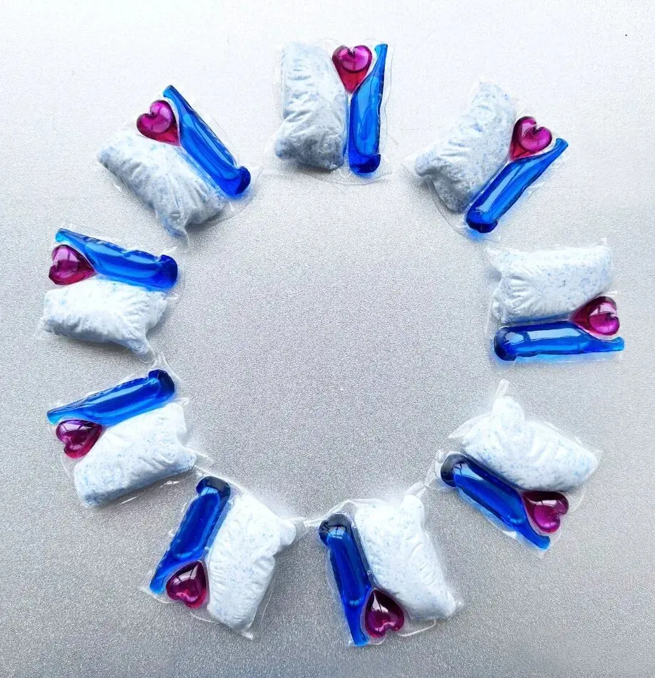 Custom Biodegradable Eco-friendly 5 in 1 Dishwashing Capsules Detergent Power Pods Dishwasher Oil Removal Kitchen Cleaning Gel
