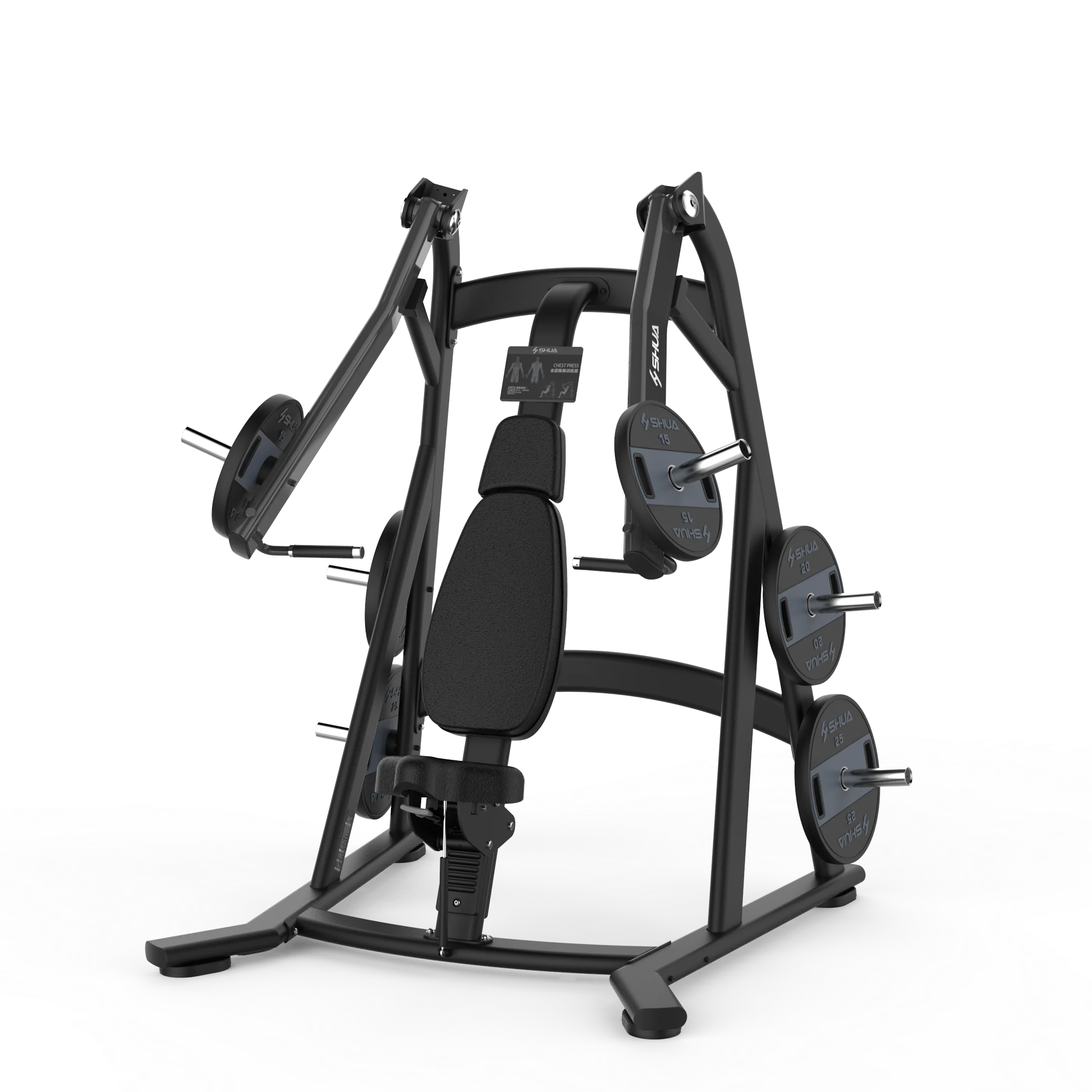 SHUAプレートロードアッパープッシュチェストトレーナー木製