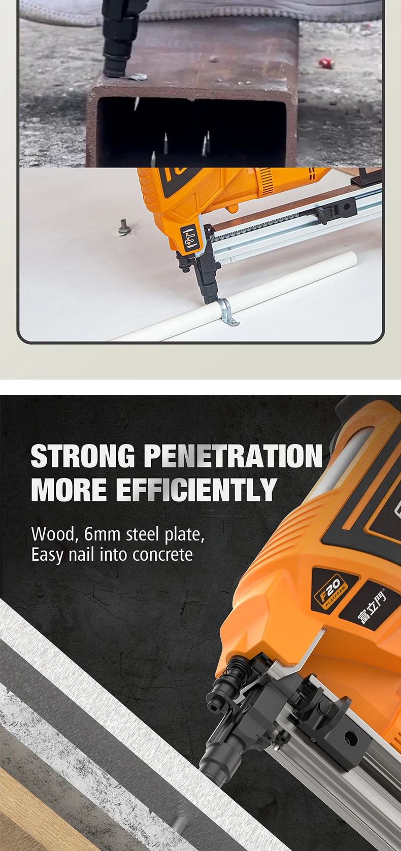 Freeman Ld40 20v Brushless Lithium Ion Battery Power Tools Electric