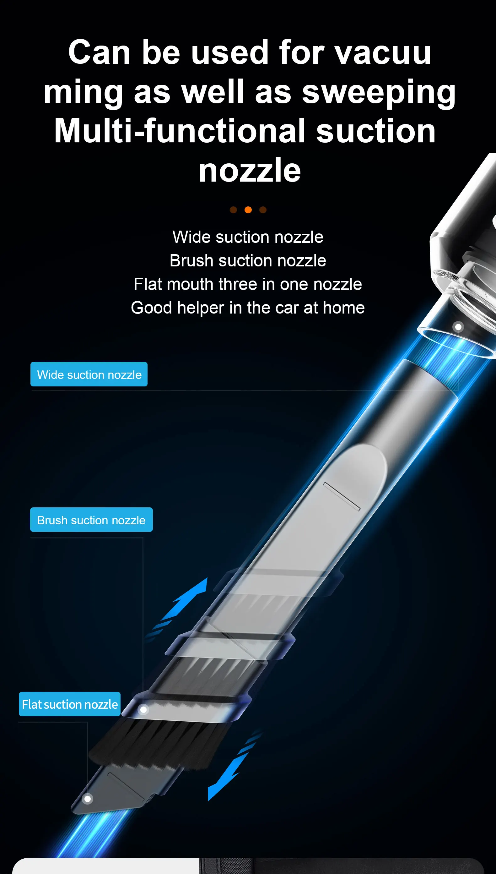 Portable Mini Handheld Cordless Car Vacuum Cleaner Wireless Vacuum