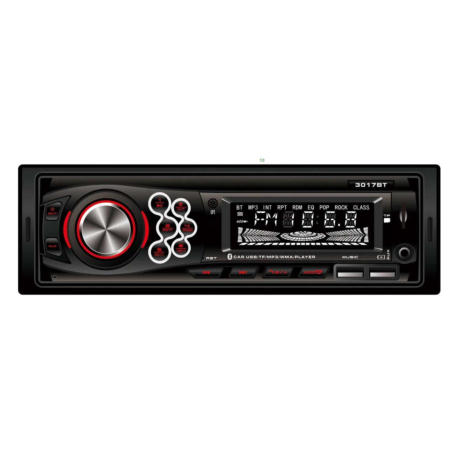 Classic Retro Car Radio MP3 Player for Bluetooth AUX SD Card Wireless FM Stereo Audio Receiver Screen Car Accessories
