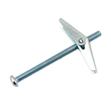 High quality Zinc plated Butterfly Truss Phillips Head Expansion Anchor Bolt Wing Spring Toggle Bolt