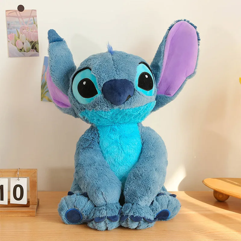 Disney Tamanho Grande Lilo & Stitch Plush Kawaii Boneca Desenho Animado  Animal Dormindopillow Softmaterial Brinquedo Para Crianças Presente Menina  NXKC - Escorrega o Preço