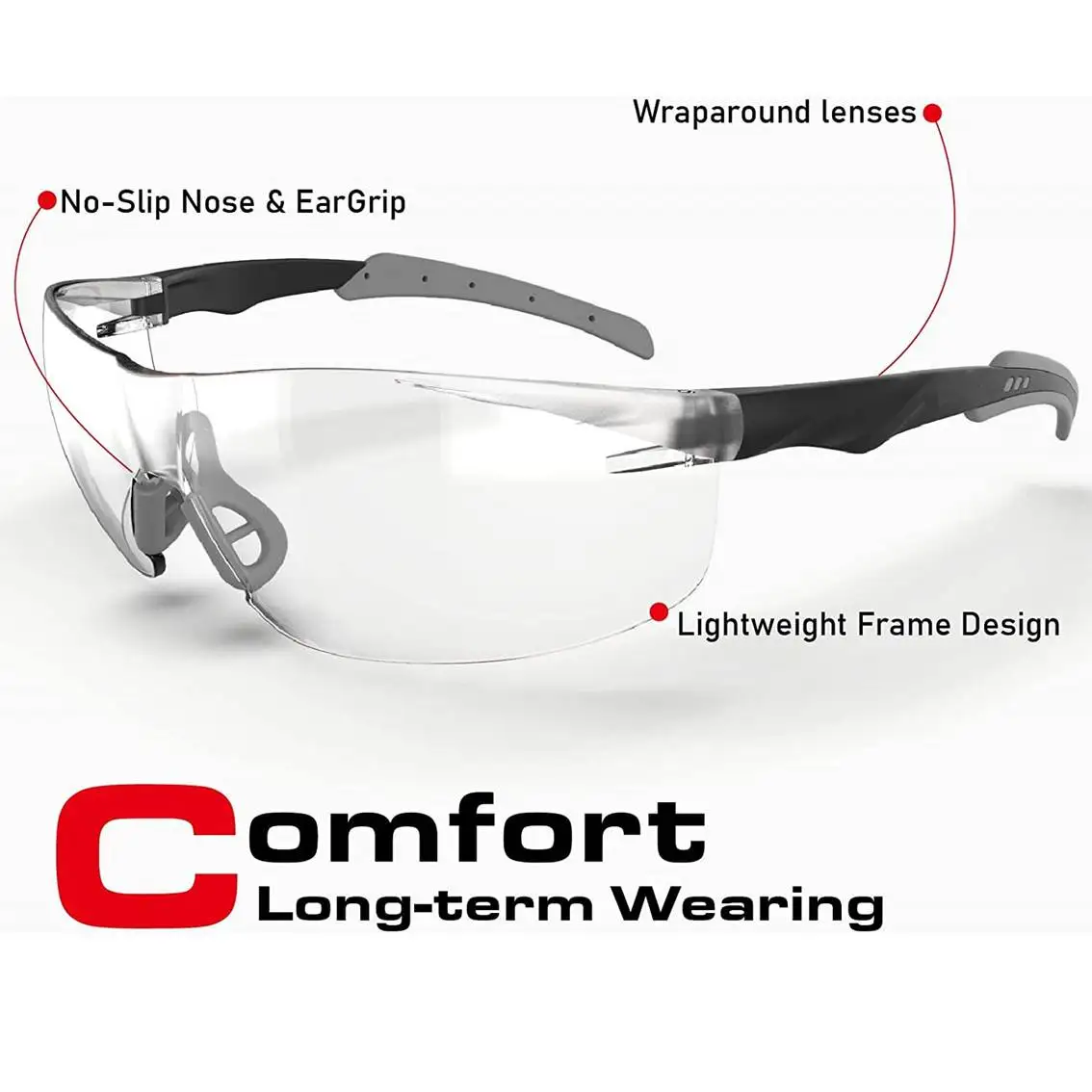 Ultra Light Safety Glasses Eye Protection Mine Work Glasses