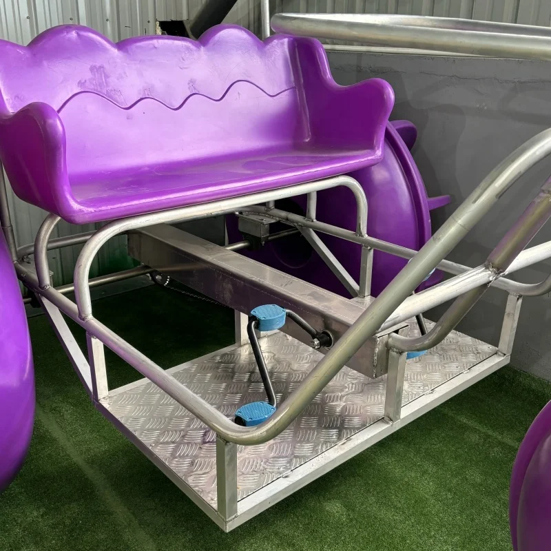 QIQU the Most Popular Two Person on Sea and Lake with 3 Wheels Water Sports Tricycle Pedal Boat Aqua Bike Water Bike